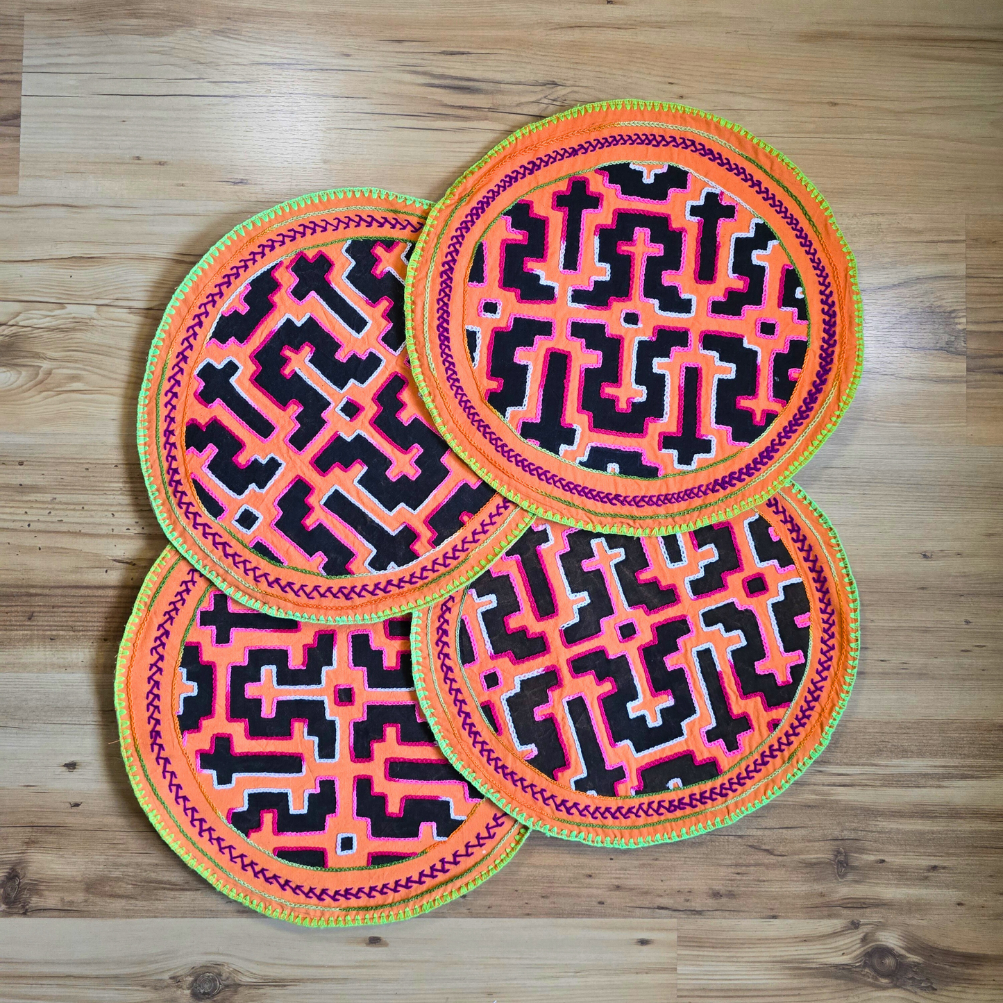 Shipibo Textile Altar β Rustic Wall