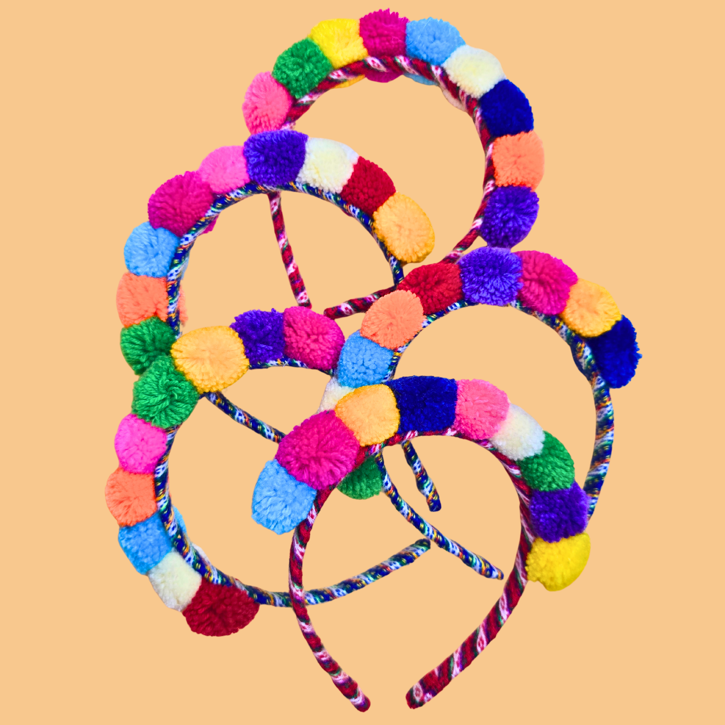 Andean Pom-Pom Headband