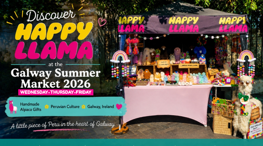 Visit Happy Llama at the Galway Summer Market 2026 | Handmade Alpaca Gifts & Peruvian Culture