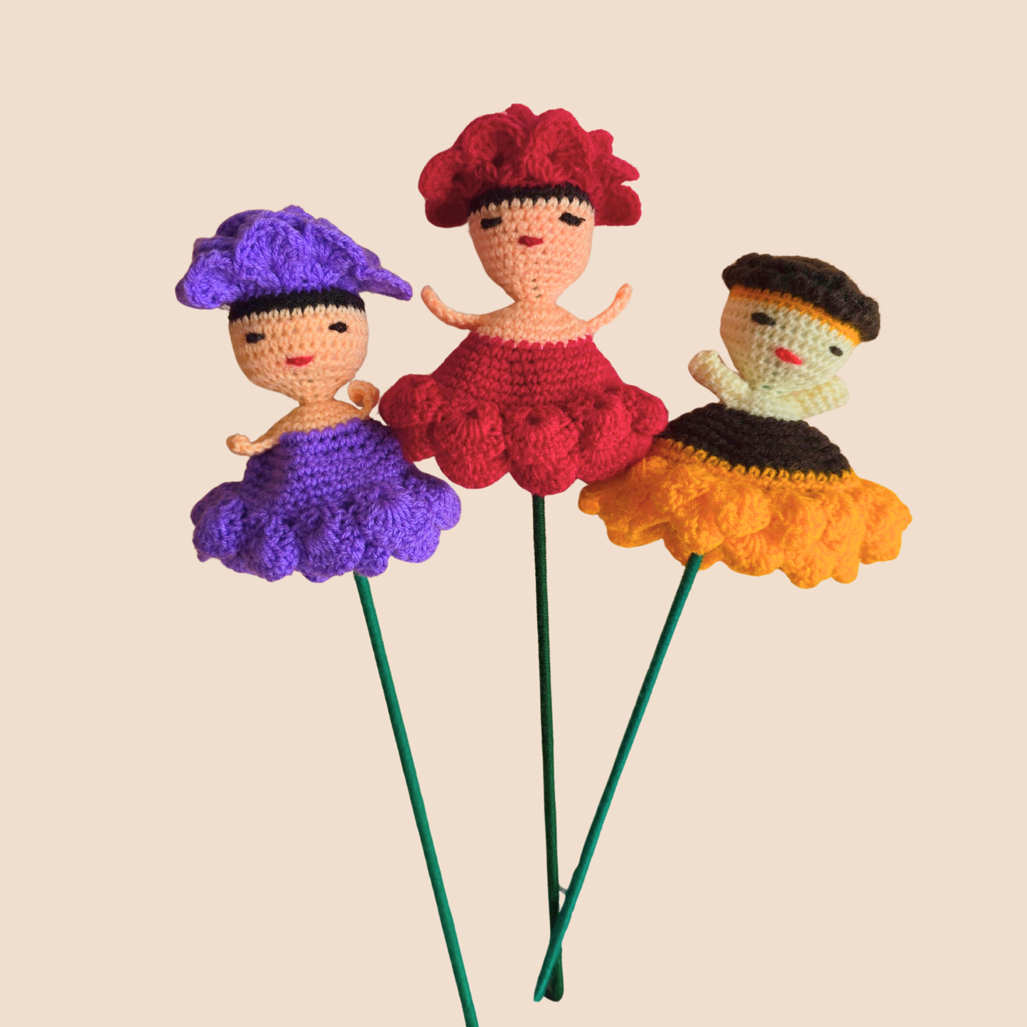 Juana’s Flowers | Handmade Crochet Flower Dolls from Peru