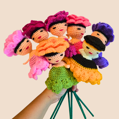 Juana’s Flowers | Handmade Crochet Flower Dolls from Peru