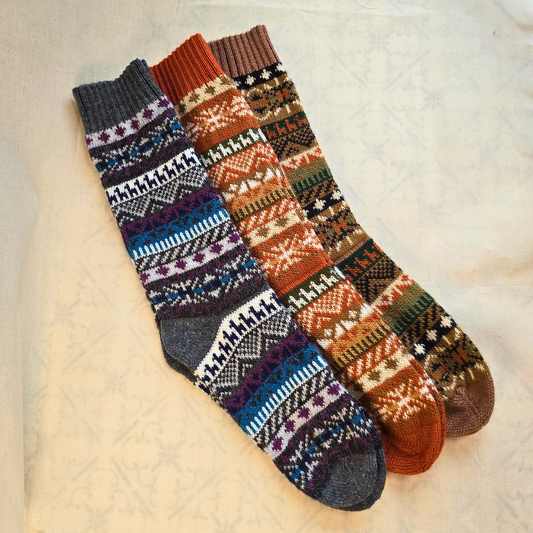 Andean Cozy Socks – Baby Alpaca & Wool Blend