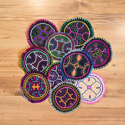 Shipibo Textile Altar – Rustic Wall