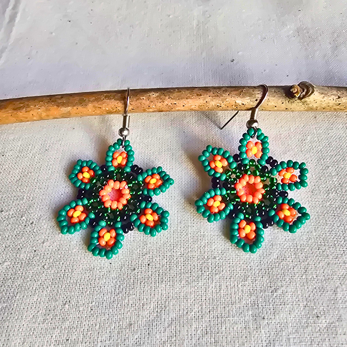 Shipibo Beaded Earrings