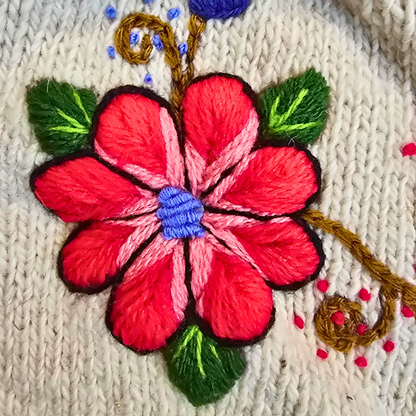 Handmade Wool Hats – Floral Embroidery Collection