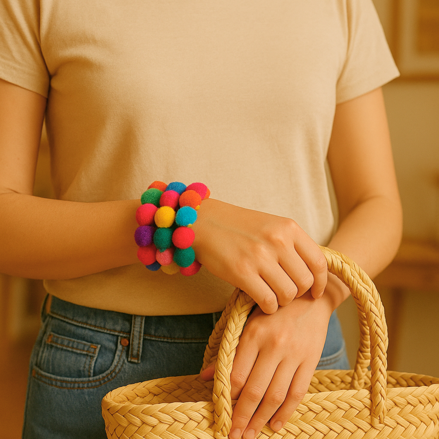 Pompom Bracelet