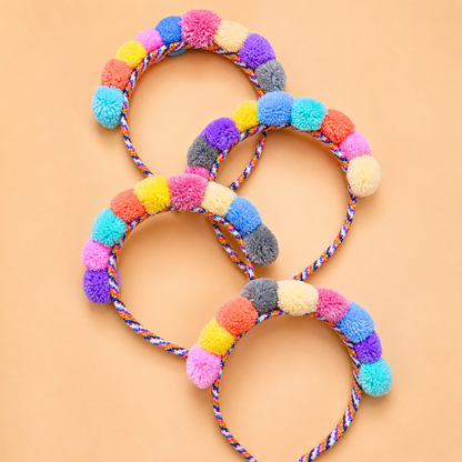 Andean Pom-Pom Headband