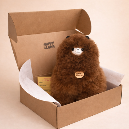 Andes Signature  | Large Natural Baby Alpaca Llama