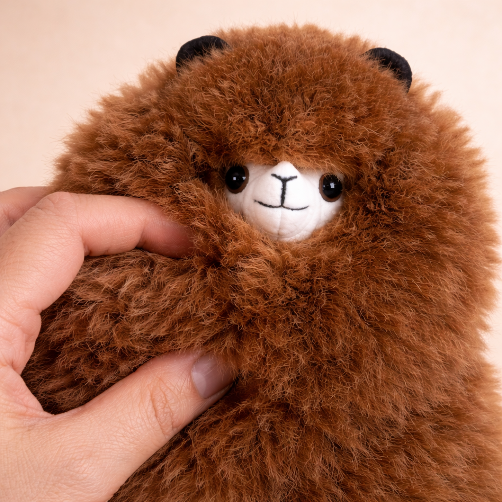 Andes Signature  | Large Natural Baby Alpaca Llama