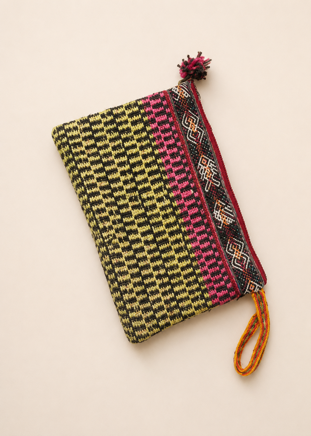 Handwoven Peruvian Pouch | Handmade Cosmetic & Travel Bag | Happy Llama Ireland
