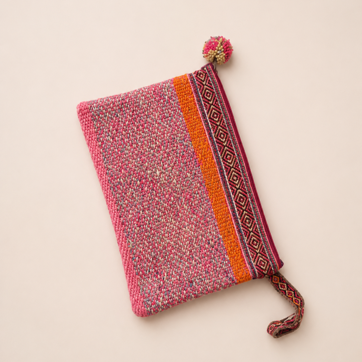 Handwoven Peruvian Pouch | Handmade Cosmetic & Travel Bag | Happy Llama Ireland