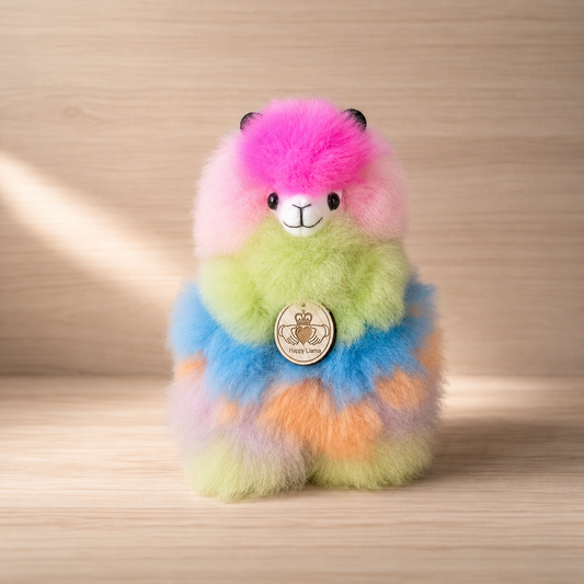 Claddagh Llama handmade baby alpaca gift inspired by Galway Ireland