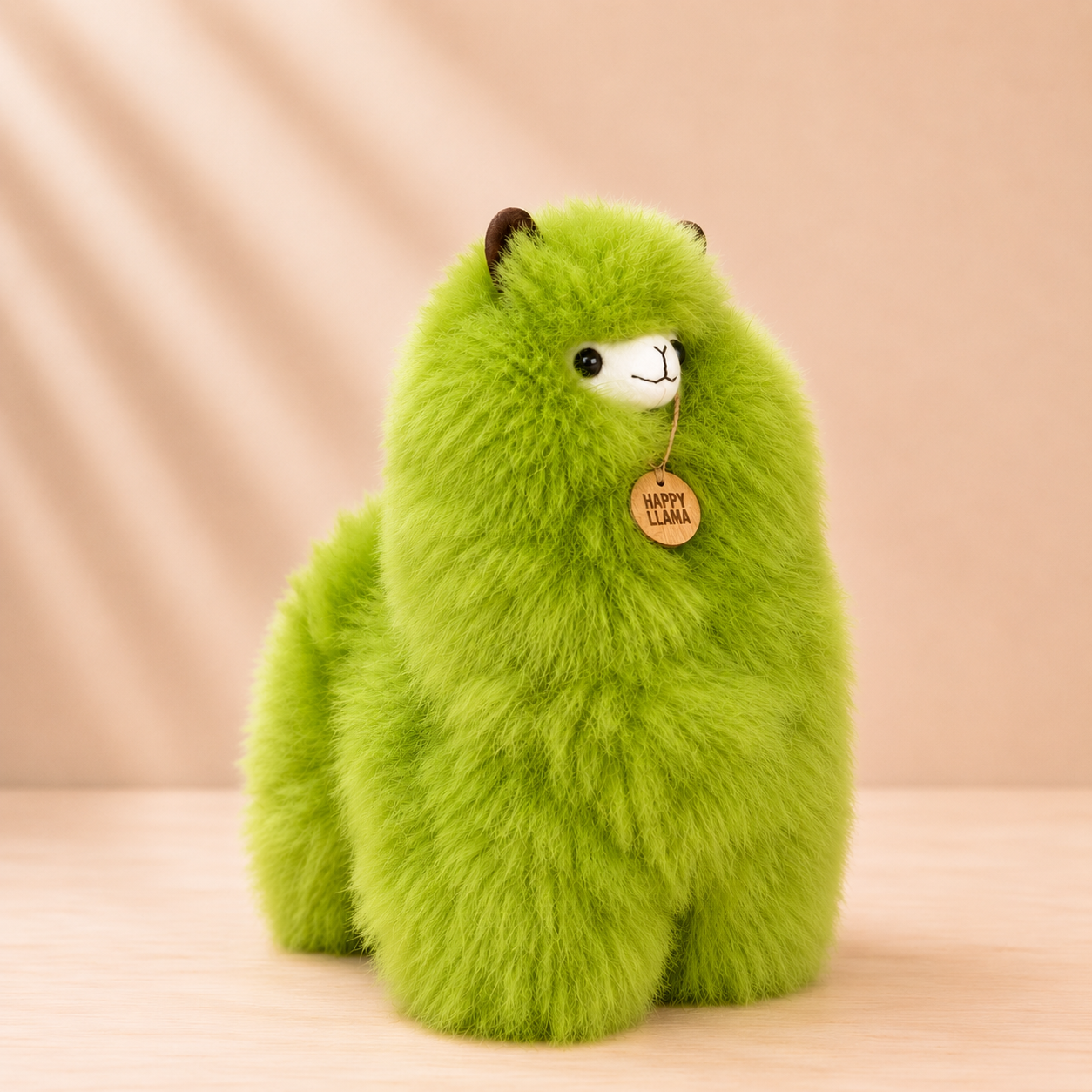 Emerald Large handmade baby alpaca llama from the Irish Collection