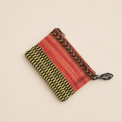 Handwoven Peruvian Pouch | Handmade Cosmetic & Travel Bag | Happy Llama Ireland