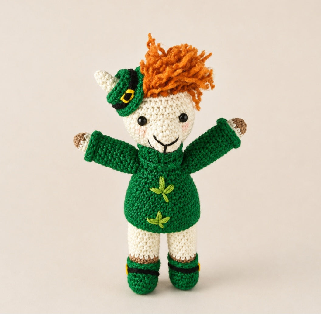 Handmade St. Patrick's Llama | Irish Counties Collection | Happy Llama Ireland