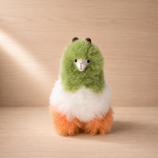 Irish Colours Medium Signature Llama handmade from baby alpaca fibre
