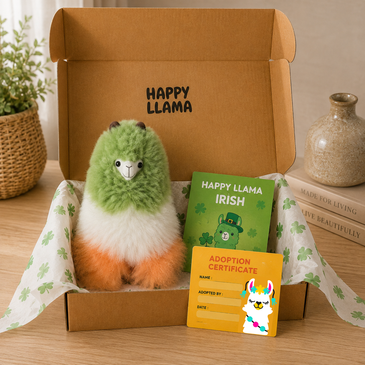 Irish Colours Llama – Medium • Baby Alpaca