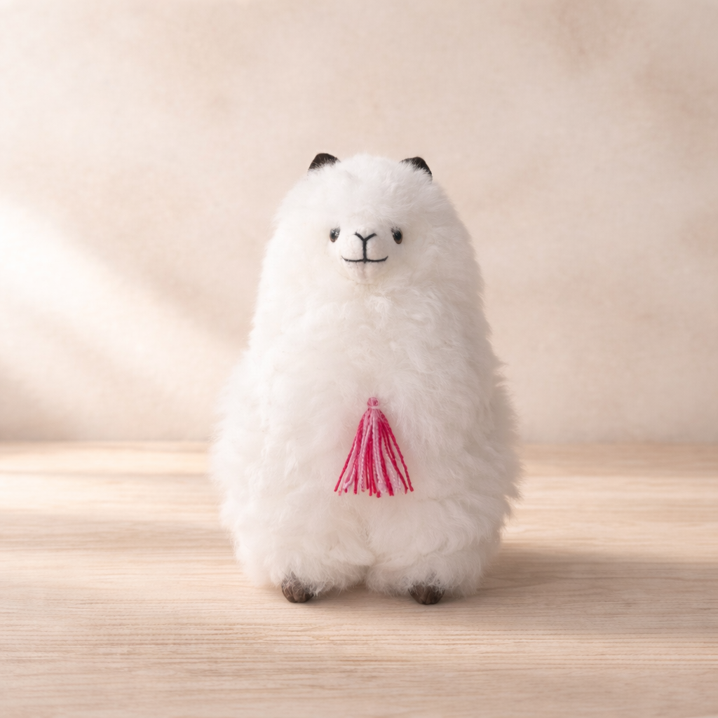 Small Natural Baby Alpaca Llama | Andes Signature