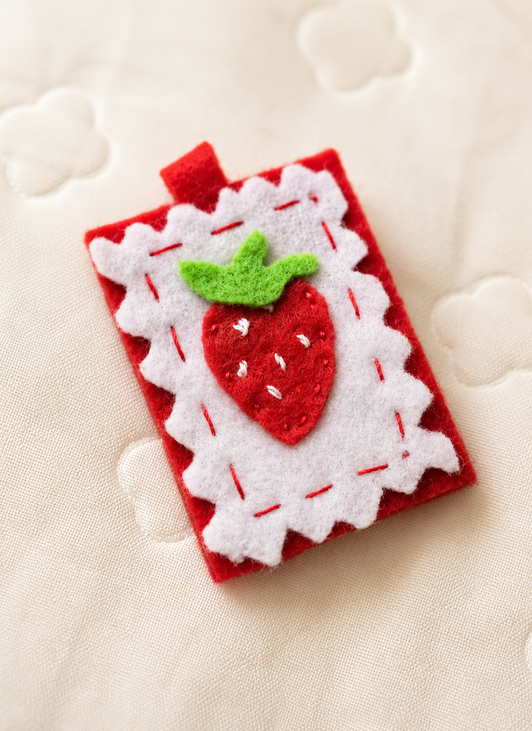 🍓 Handmade Strawberry Stamp – Add-On