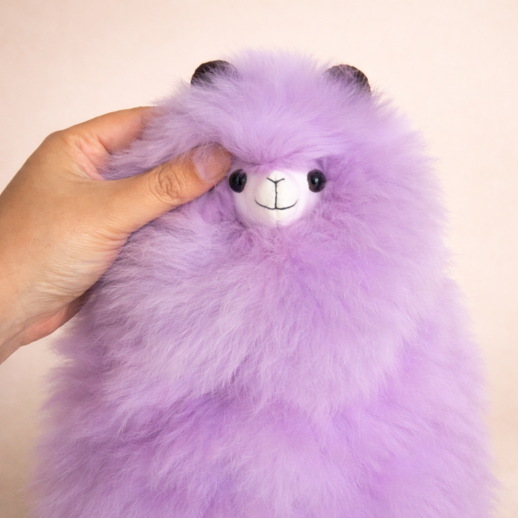 ☁️Soft Llama Large Purple • Elegant • Serene • Timeless